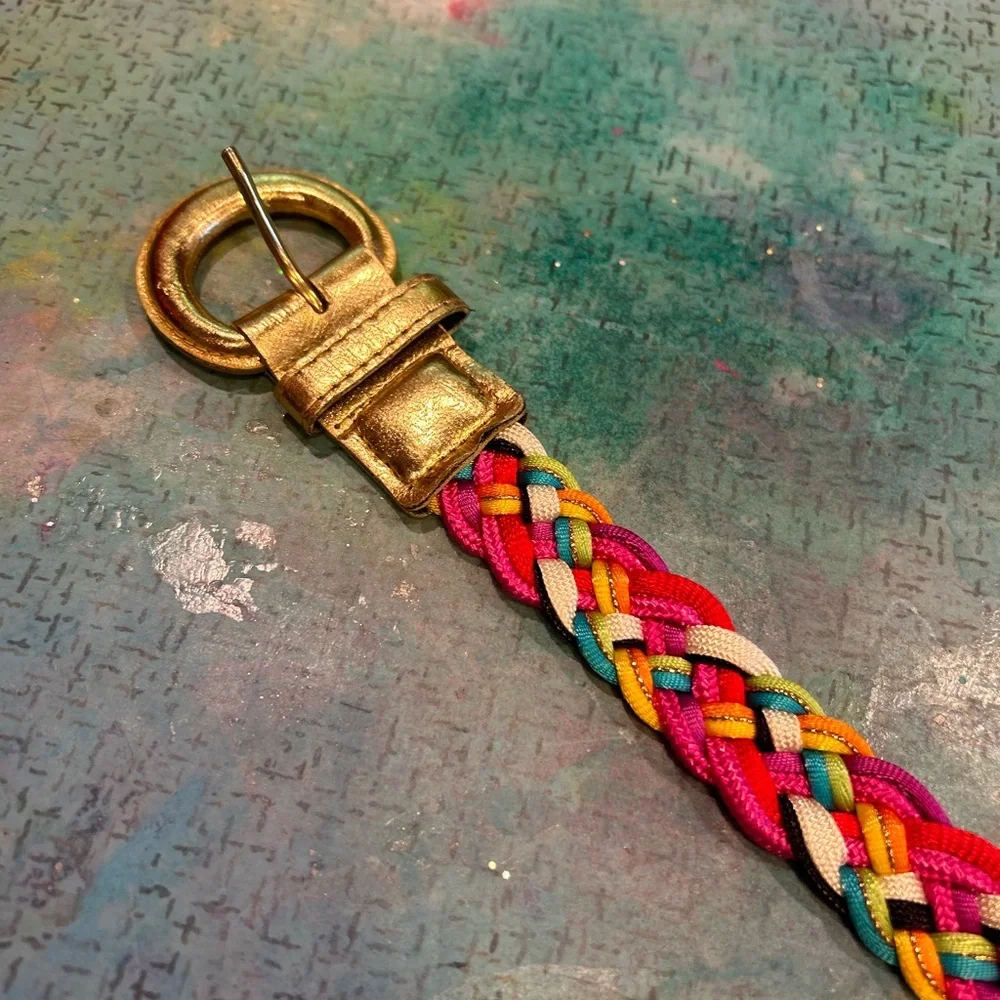 Vintage Colorful Corded Belt